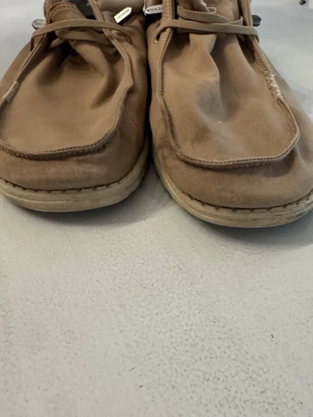 Hey Dude Men's Wally Slip-On Canvas Shoes in Chestnut Sz 14 GUC